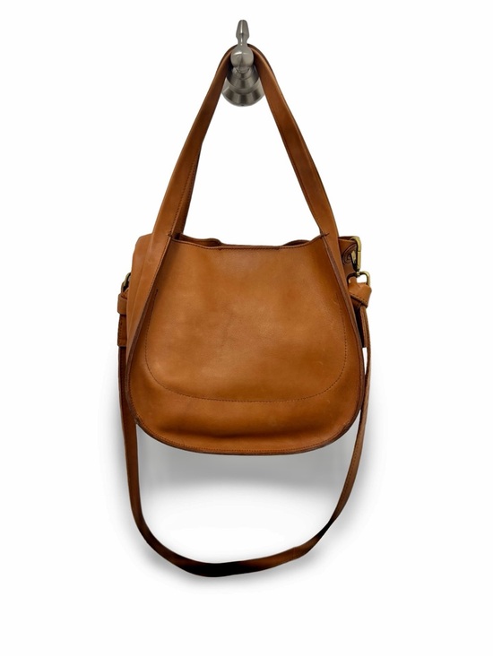 Madewell Handbags - Madewell The Sydney Shoulder Bag in Burnished Caramel Leather